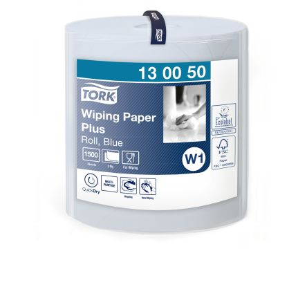 Tork Wiping Paper Plus Papierhandtuch Blau, 510 M X 369mm