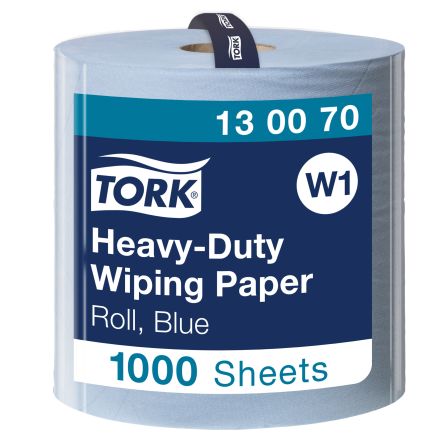 Tork H-D Wiping Paper Papierhandtuch 2-lagig Blau, 340 M X 369mm