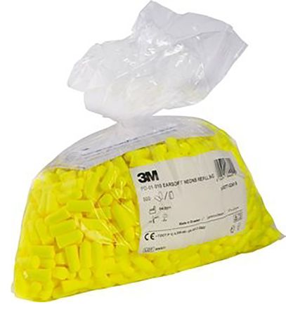 3M E.A.R 3M Soft Yellow Neons Einweg Gehörschutzstöpsel EN352, Polyurethan Gelb, SNR 34dB, 500 Paar