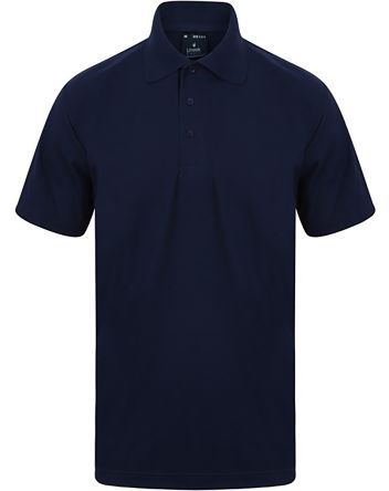 RS PRO Kurzarm Polohemd, Baumwolle, Polyester Marineblau, Größe M
