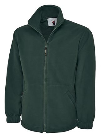 RS PRO Unisex Fleece-Jacke, Polyester Grün, Größe XXL