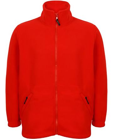 RS PRO Red Polyester Unisex's Work Fleece XL