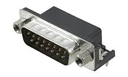 Amphenol ICC Conector D-sub Amphenol FCI, Serie D, Paso 2.74mm, Ángulo De 90° D-Sub Estándar, Montaje Enchufable, Macho, Terminación