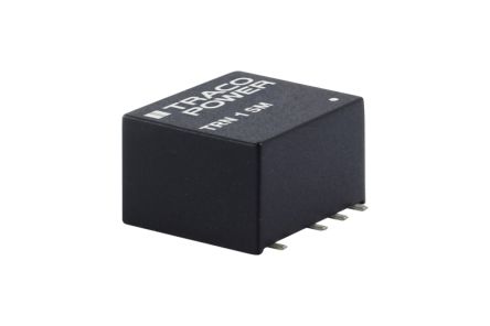 TRACOPOWER TRN 1SM DC/DC-Wandler 1W 9 V Dc IN, ±5V Dc OUT / ±100mA 1.6kV Dc Isoliert