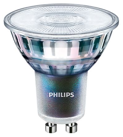 Philips Lighting Lampada LED A Riflettore Philips Con Base GU10, 220 → 240 V, 3,9 W, 280 Lm, Col. Bianco Caldo, Intensità