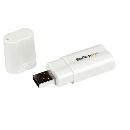 StarTech.com Soundkarte, USB 2.0, 2 Audiokanäle, Mini-Jack (3,5 Mm)