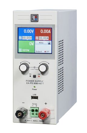 EA Elektro-Automatik Fuente De Alimentación De Banco EA-PS 9040-20 T, Calibrado UKAS, 1 Salida/s, 0 → 40V, 20A,