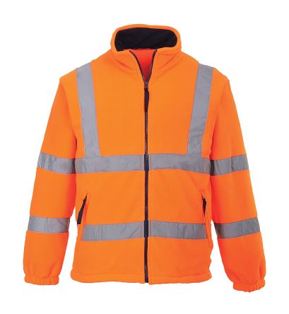 RS PRO Herren Warnschutz Arbeitsjacke, Polyester Orange, Größe S