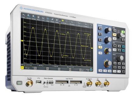 Rohde & Schwarz RTB2002 Mixed-Signal Tisch Oszilloskop 2-Kanal Analog / 16 Digital 200MHz CAN, IIC, LIN, RS232, RS422,