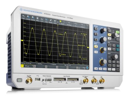 Rohde & Schwarz RTB-2002 Oszilloskop 2-Kanal Analog / 16 Digital 70MHz, ISO-kalibriert CAN, IIC, LIN, RS232, RS422,