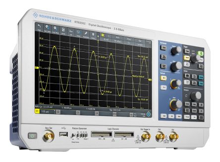 Rohde & Schwarz Oscilloscopio RTB-2002, 2 Ch. Analogici, 300MHz, Cert. ISO