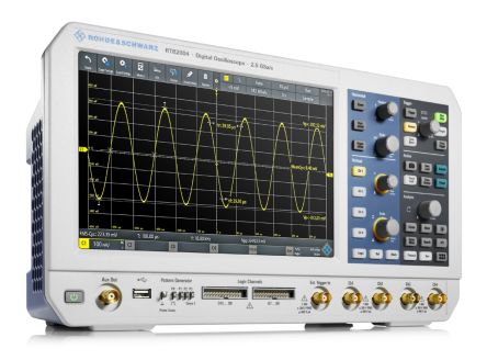Rohde & Schwarz RTB2004 RTB2000 Series Digital Bench Oscilloscope, 2 Analogue Channels, 100MHz, 16 Digital Channels -