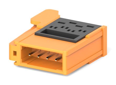 TE Connectivity Conector RITS Serie RITS De 4 Vías, Paso 2.0mm, 1 Fila, Montaje De Cable
