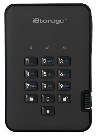 IStorage DiskAshur2 Externe Festplatte USB 1.1, USB 2.0, USB 3.0, USB 3.1, 2 TB, HDD