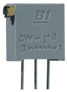 TT Electronics/BI Potenciómetro Para PCB Serie 67, 20kΩ Máximo, ±10%, ±100ppm/°C, 0.5W, Vueltas: 20, Montaje En