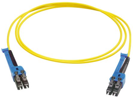 Huber+Suhner LWL-Kabel 3m Single Mode Gelb LC LC
