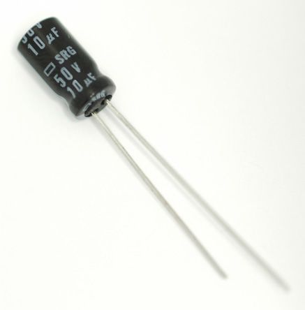 Nippon Chemi-Con SRG, THT Elektrolyt Kondensator 470μF ±20% / 35V Dc, Ø 13mm X 14.5mm, +85°C