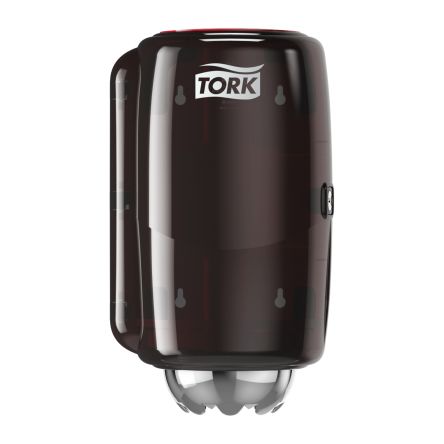 Tork Dispensador De Toallitas De Papel Mini Centerfeed De Color Rojo Para Montaje En Pared, 193mm X 172mm X 333mm