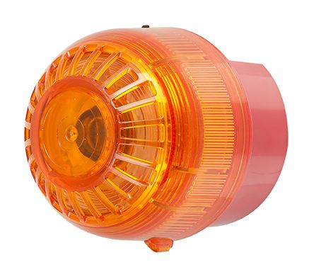 Moflash IS-SB LED Blitz-Licht Alarm-Leuchtmelder Orange / 105dB, 24 V Dc