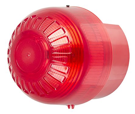 Moflash IS-SB LED Blitz-Licht Alarm-Leuchtmelder Rot / 105dB, 24 V Dc