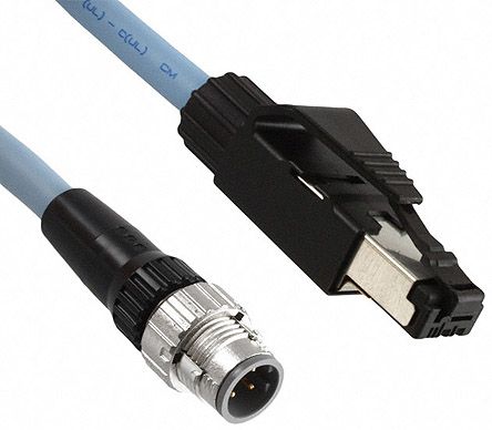 Omron Cavo Ethernet Cat5e, Guaina In PUR Col. Nero, L. 5m, Con Terminazione