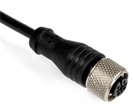 RS PRO Cable De Conexión, Con. A M12 Hembra, 5 Polos, Con. B Sin Terminación, Long. 5m, 60 V Ac / Dc, 4 A, IP67