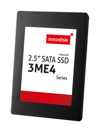 InnoDisk 3ME4, 2,5 Zoll Intern Halbleiter-Festplatte SATA III Industrieausführung, MLC, 64 GB, SSD