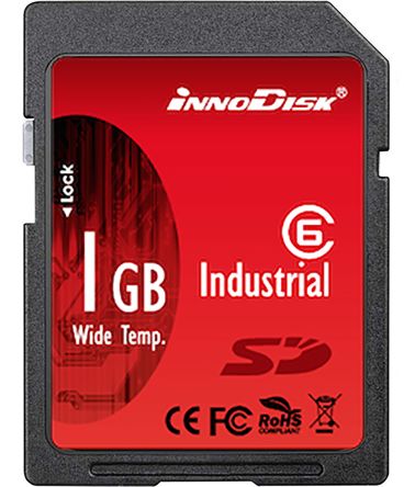 InnoDisk Industrial SD SD-Karte 1 GB Class 6 Industrieausführung, SLC