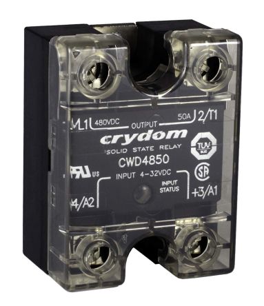 Sensata / Crydom CW Series Solid State Relay, 10 A Rms Load, Panel Mount, 280 V Ac Load, 32 V Dc Control