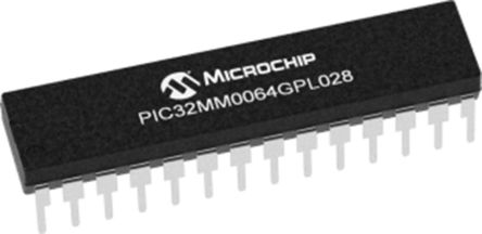 Microchip Mikrocontroller PIC32 MicroAptiv UC 32 Bit 32bit THT 64 KB SDIP 28-Pin 25MHz 8 KB RAM