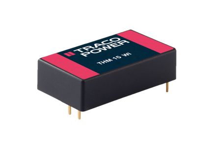 TRACOPOWER Convertidor Dc-dc 15W, Salida ±12V Dc, ±625mA, 0.01 Sí