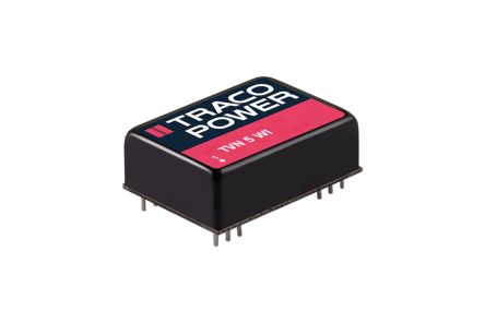 TRACOPOWER Convertidor Dc-dc 5W, Salida 5V Dc, 1A, 0.005