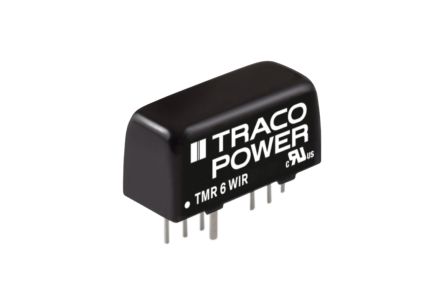 TRACOPOWER TMR 6WIR DC-DC Converter, 24V Dc/ 250mA Output, 9 → 36 V Dc Input, 6W, Through Hole, +100°C Max Temp