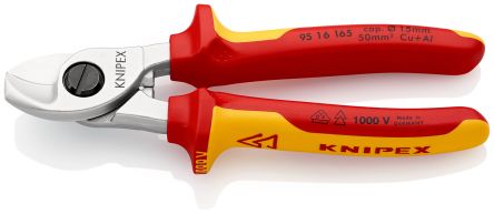 Knipex 95 16 VDE Kabelschneider 165 Mm, Schneidleistung 15mm