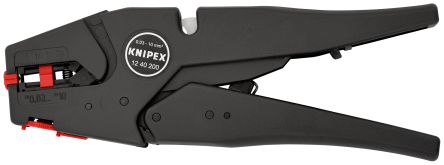 Knipex 自调导线剥线钳, 12 40 200系列, 用于多芯、单芯线, 0.03 → 10mm²剥线能力