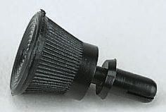 Essentra Spreiz Niet, Ø 3mm X 6.6mm, Schwarz, Nylon, 3.2mm, Min. 3mm, Max. 4mm