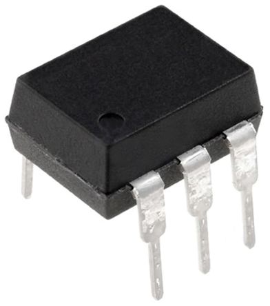 Isocom MOC301 THT Optokoppler AC-In / Triac-Out, 6-Pin DIP, Isolation 5300 V Eff (Minimum)