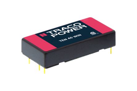 TRACOPOWER TEN 40WIN DC/DC-Wandler 40W 48 V Dc IN, ±15V Dc OUT / ±1.33A 1.5kV Dc Isoliert