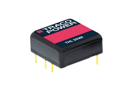 TRACOPOWER THL 20WI DC/DC-Wandler 20W 48 V Dc IN, 12V Dc OUT / 1.67A 1.5kV Dc Isoliert