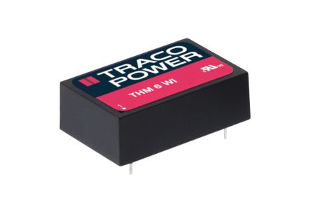 TRACOPOWER THM 6WI DC/DC-Wandler 6W 12 V Dc IN, ±5V Dc OUT / ±600mA 5kV Ac Isoliert
