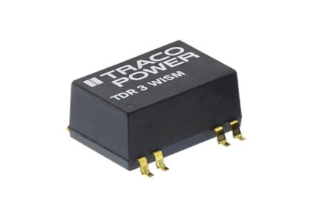 TRACOPOWER TDR 3WISM DC/DC-Wandler 3W 12 V Dc IN, 5V Dc OUT / 600mA 1.5kV Dc Isoliert