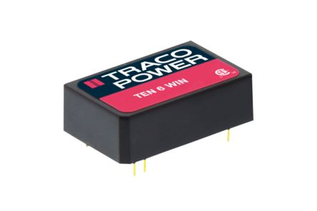 TRACOPOWER TEN 6WIN DC/DC-Wandler 6W 24 V Dc IN, 24V Dc OUT / 250mA 1.5kV Dc Isoliert