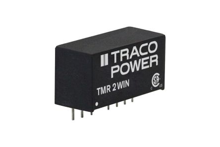 TRACOPOWER TMR 2WIN DC/DC-Wandler 2W 12 V Dc IN, 15V Dc OUT / 134mA 1.5kV Dc Isoliert