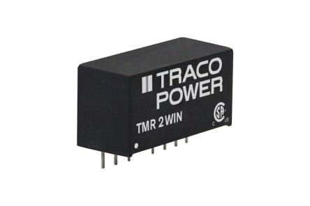 TRACOPOWER Convertisseur DC-DC, TMR 2WIN, Montage Traversant, 2W, 1 Sortie, 15V C.c., 134mA