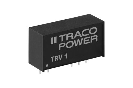 TRACOPOWER TRV 1 DC/DC-Wandler 1W 5 V Dc IN, 5V Dc OUT / 200mA 3kV Dc Isoliert