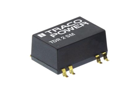 TRACOPOWER TDR 2SM DC/DC-Wandler 2W 12 V Dc IN, 5V Dc OUT / 400mA Oberflächenmontage 1.5kV Dc Isoliert