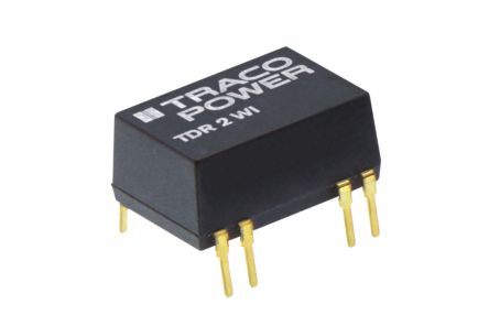 TRACOPOWER TDR 2WI DC/DC-Wandler 2W 24 V Dc IN, ±12V Dc OUT / ±83mA 1.5kV Dc Isoliert