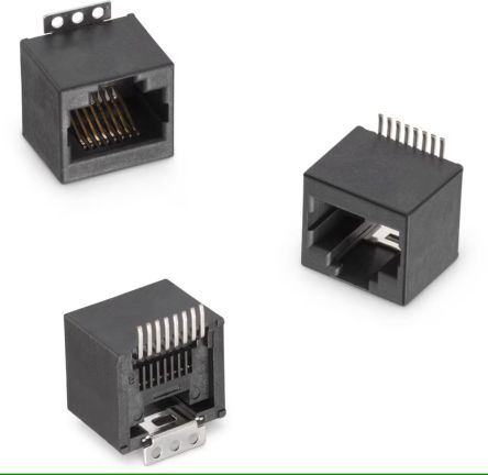 Wurth Elektronik WR-MJ Series Female RJ45 Connector, Surface Mount Vertical 1 Port 4 -Way