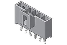 Molex Nano-Fit Leiterplatten-Stiftleiste Gerade, 4-polig / 1-reihig, Raster 2.5mm, Kabel-Platine,