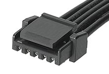 Molex Conjunto De Cables Micro-Lock Plus 45111, Long. 300mm, Con A: Hembra, 5 Vías, Con B: Hembra, 5 Vías, Paso 1.25mm
